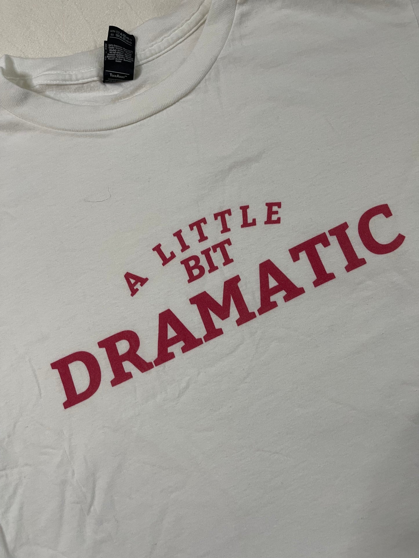 “a little bit dramatic” baby tee