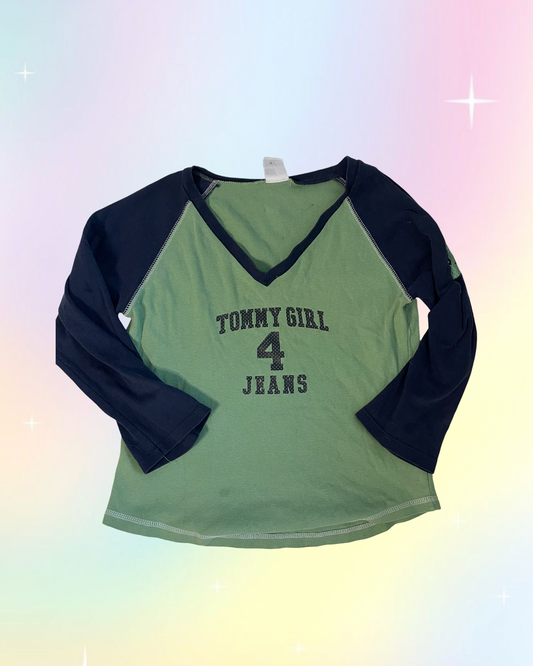 Y2k Tommy Girl Top