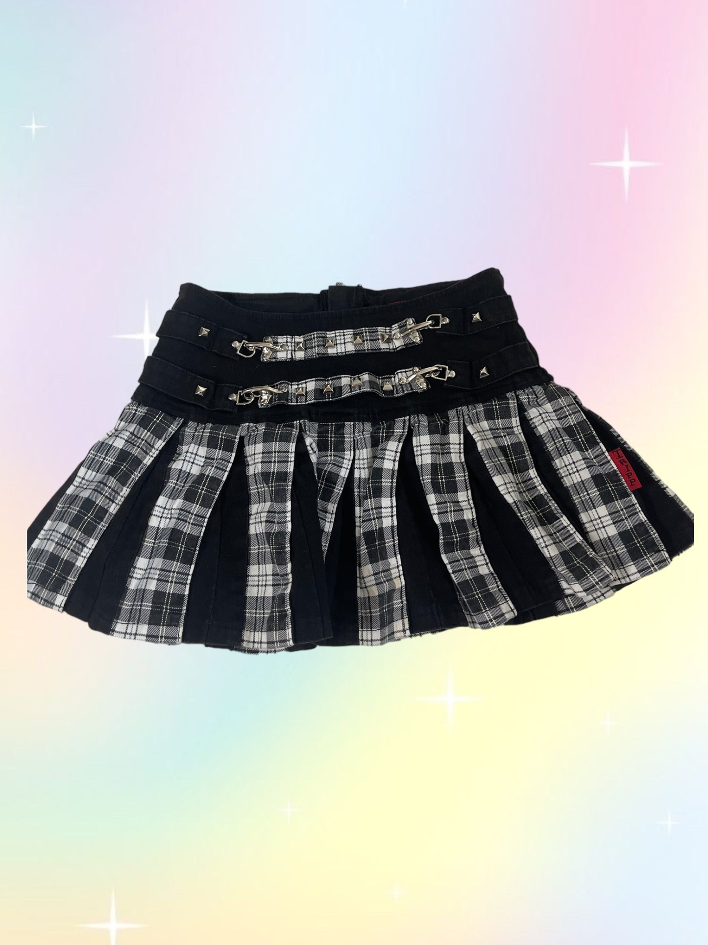 Y2k Tripp plaid skirt