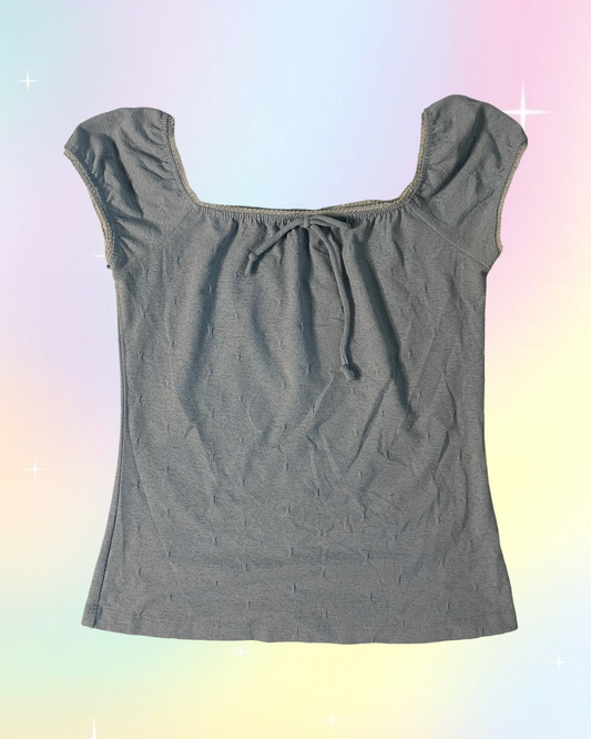 Y2k Milkmaid Top