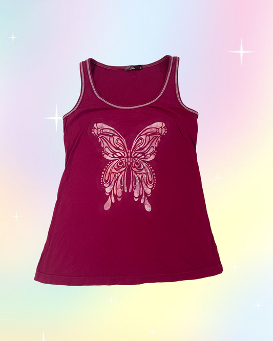 Y2k butterfly tank