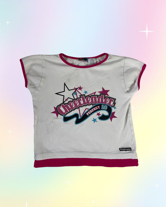 Y2K Cheerleader Baby Tee