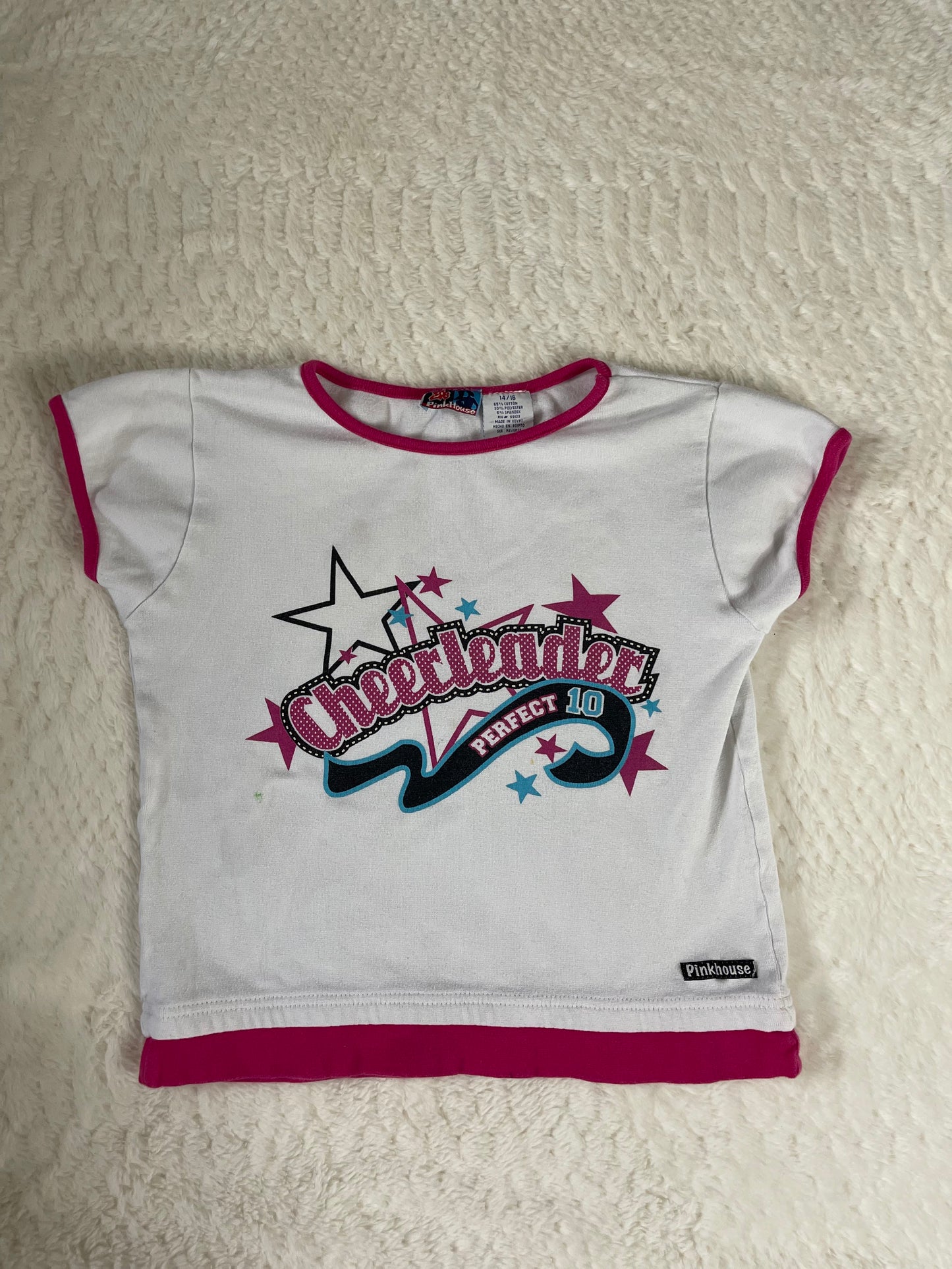 Y2K Cheerleader Baby Tee