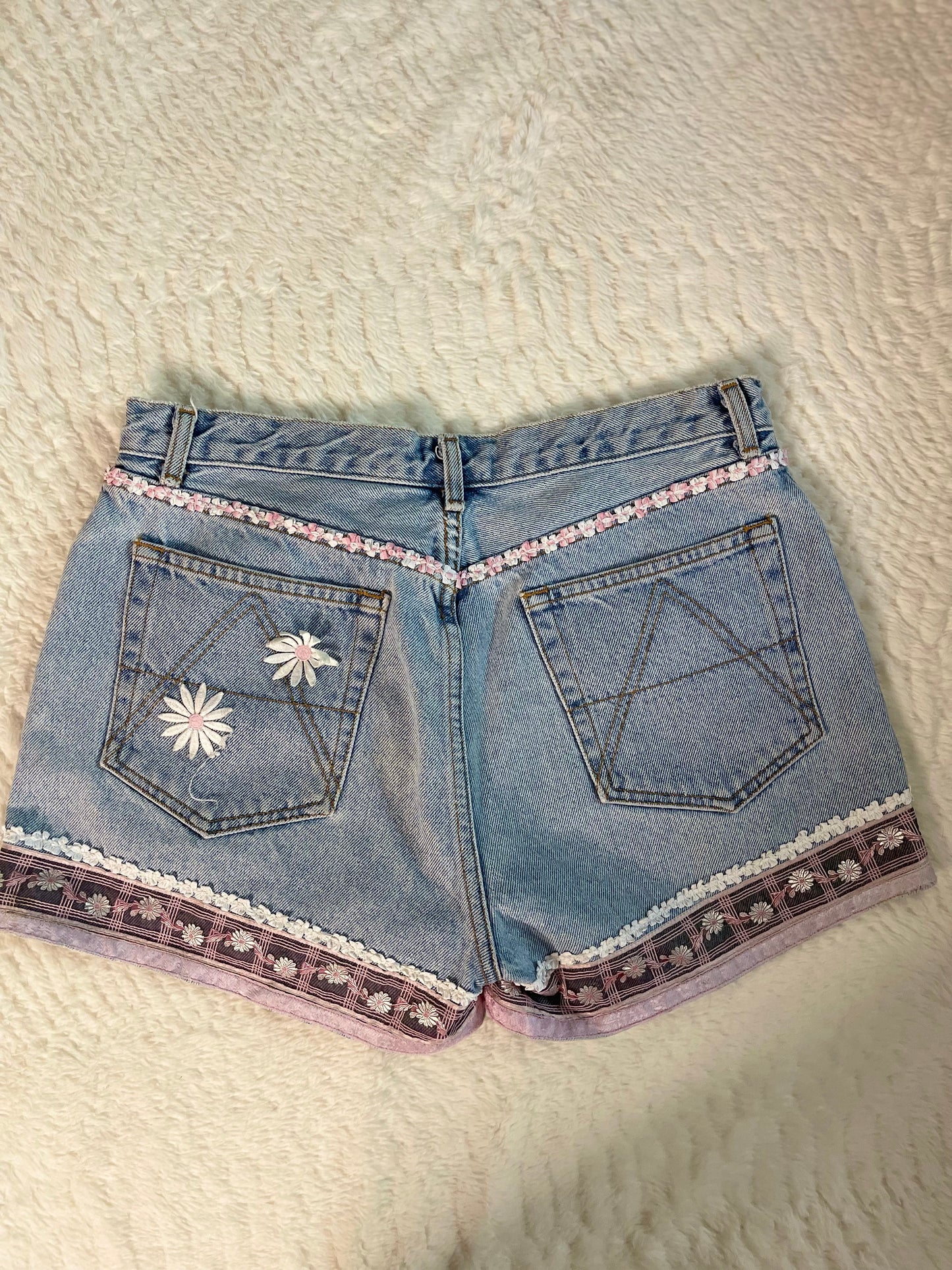 Y2k Cache Embroidered Shorts
