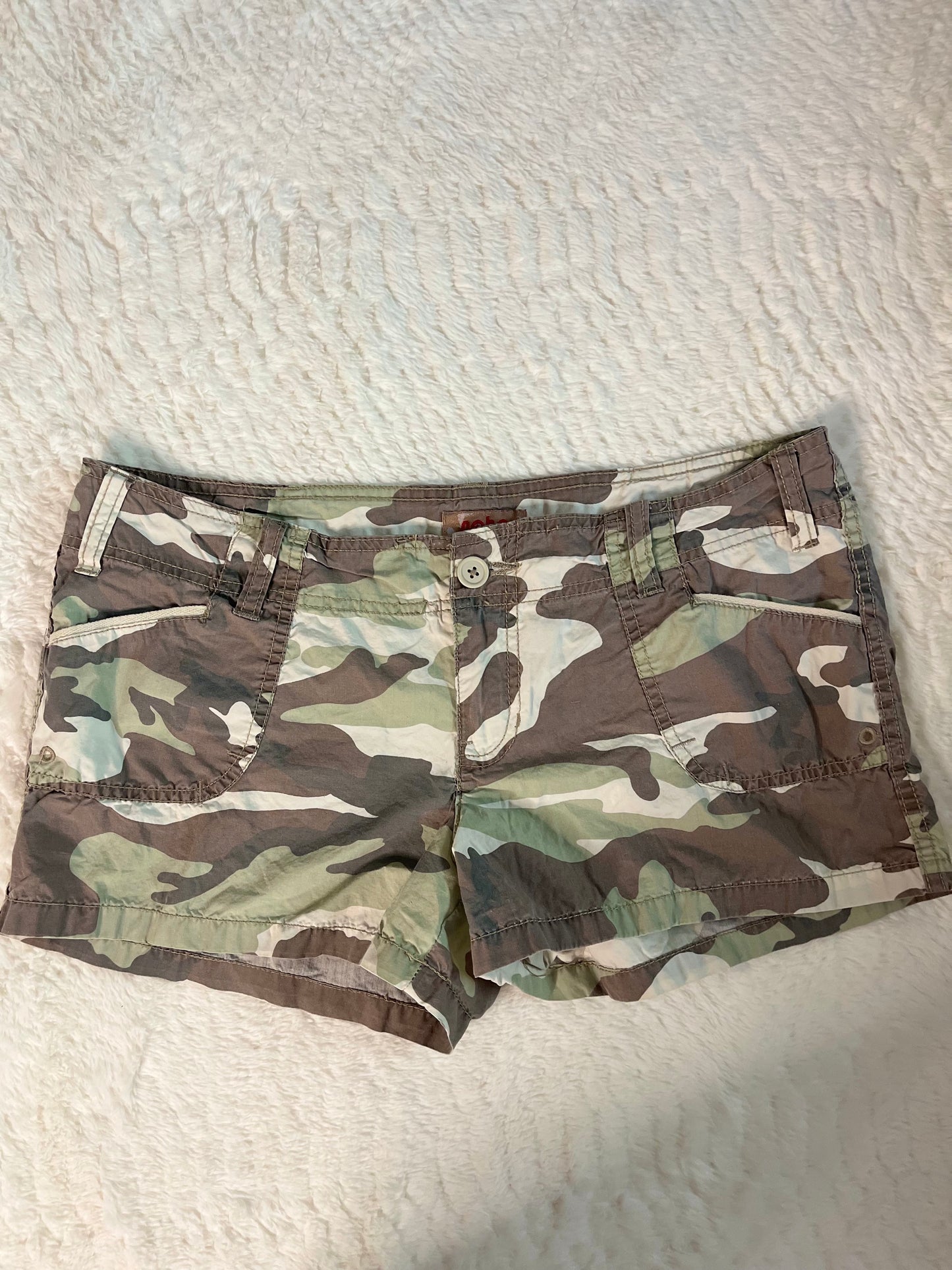 Y2k No Boundaries Camo Shorts