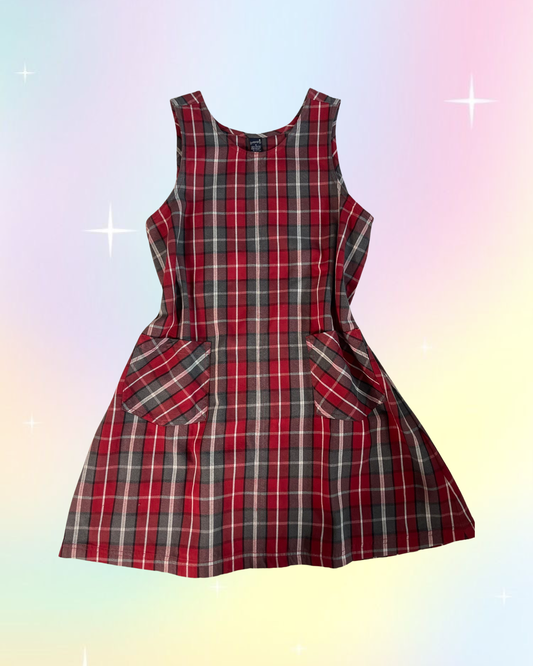 Y2k Plaid Mini Dress