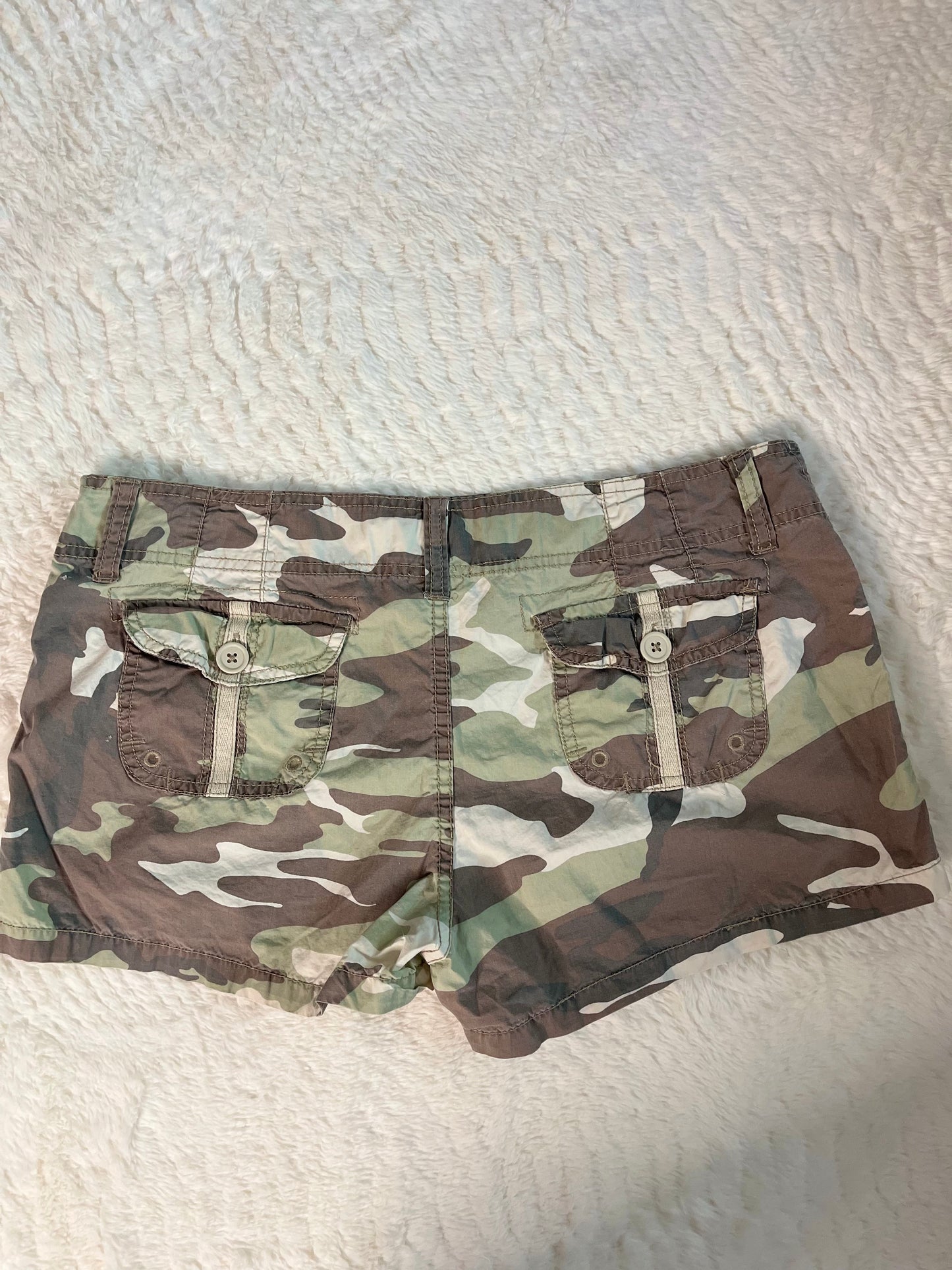 Y2k No Boundaries Camo Shorts