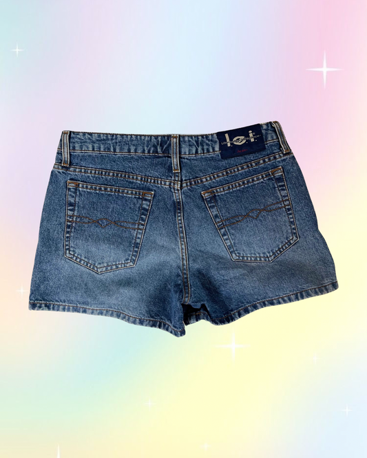 Y2k L.e.i denim shorts