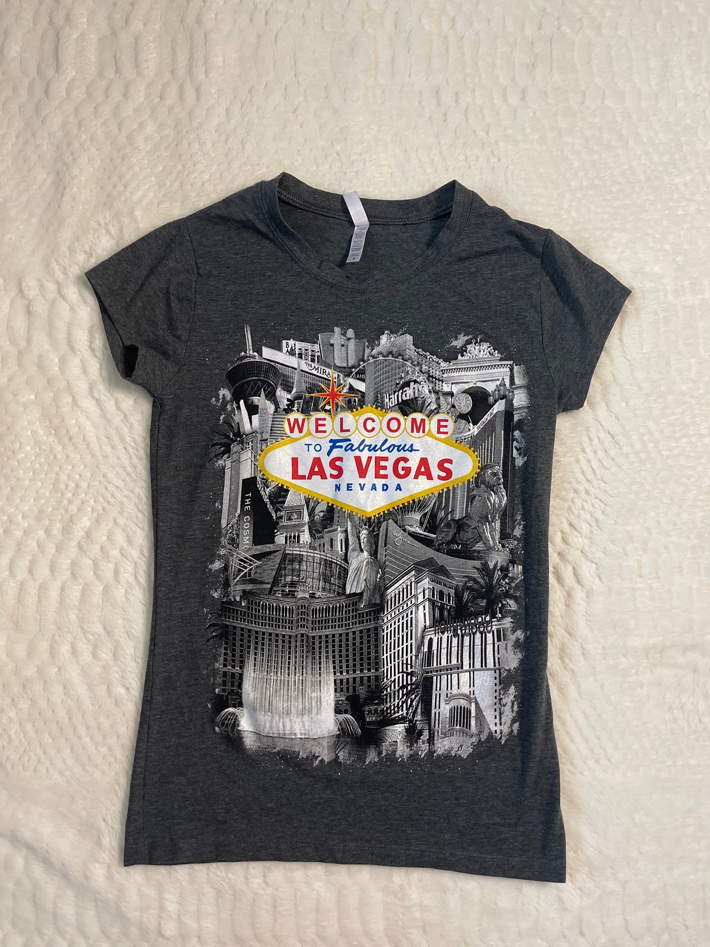 Y2K Las Vegas Baby Tee