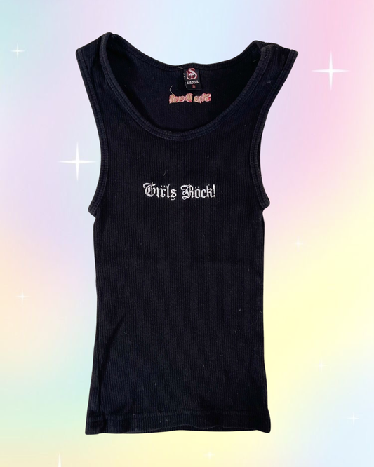 Y2k She Devil "Girls Rock: tank top