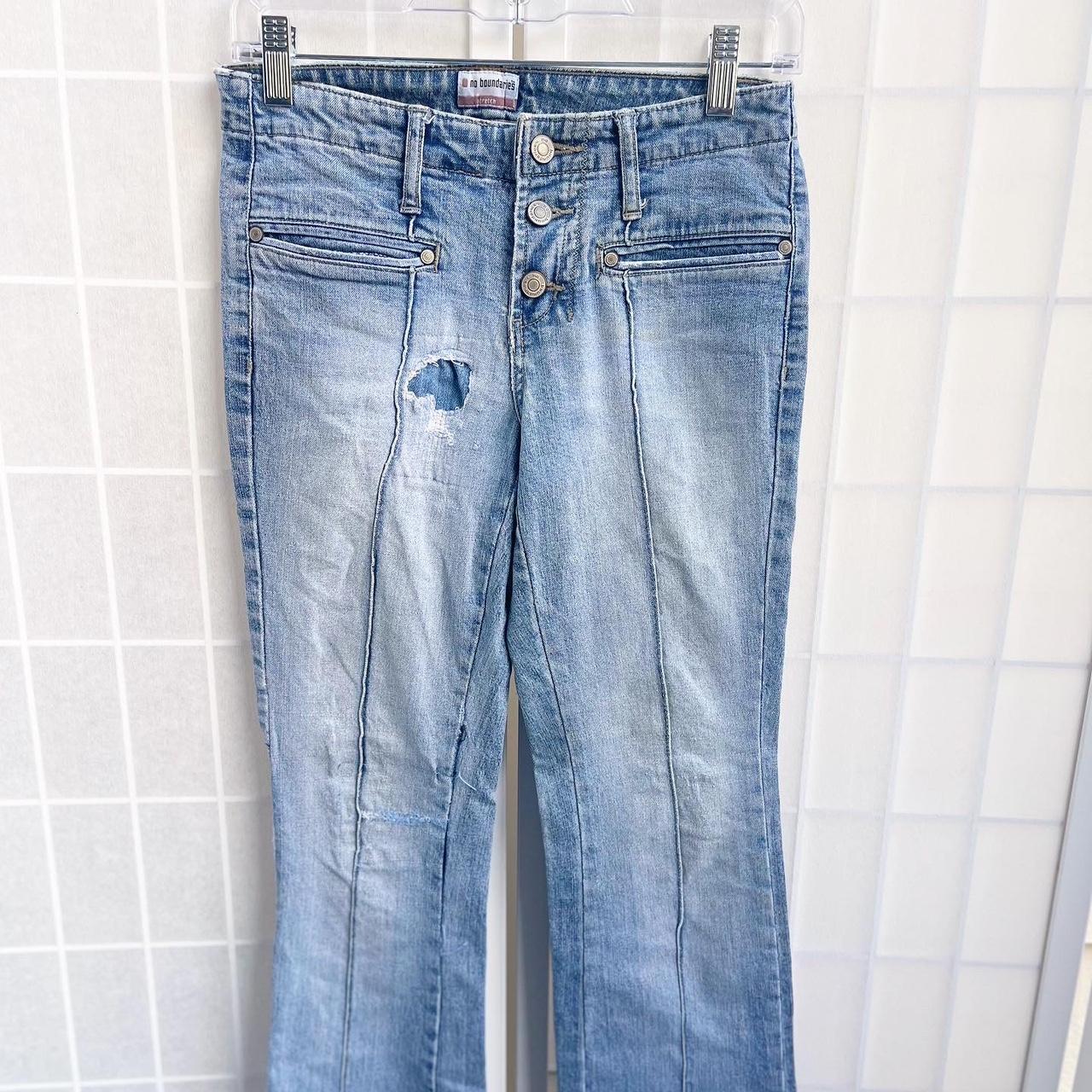 Y2k no boundaries low rise flared jeans